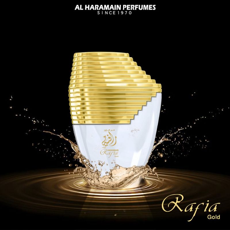 Al Haramain Spray Rafia Gold For Men and Women